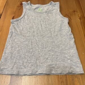 H&M Organic Cotton Heather Gray Tank Top Sz. 4/6 Neutral Staple Basic Boys